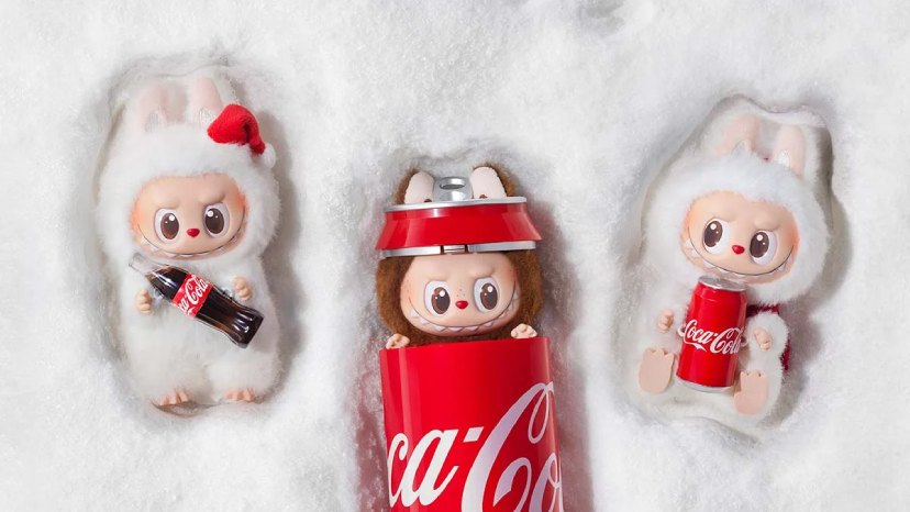 Labubu COCA-COLA Series Plush Pendant