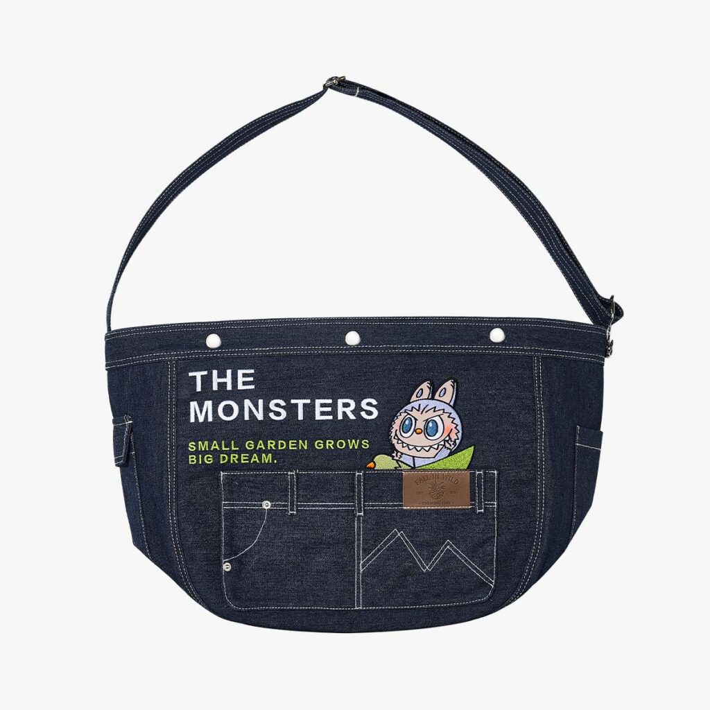 Labubu Denim Messenger Bag