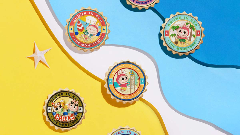 Labubu Enchanted by the Seaside Series Magnet
