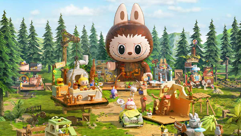 Labubu Forest Secret Base  Blocks